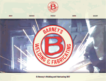 Tablet Screenshot of barneyswelding.com